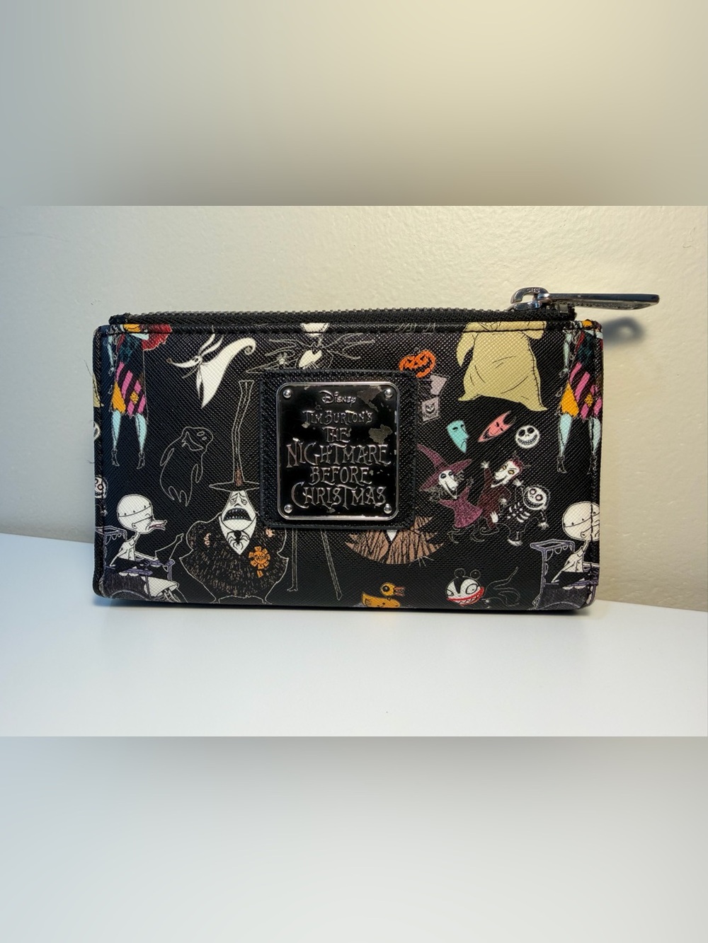 Loungefly Disney Nightmare Before Christmas Character Print Bi-Fold Wallet